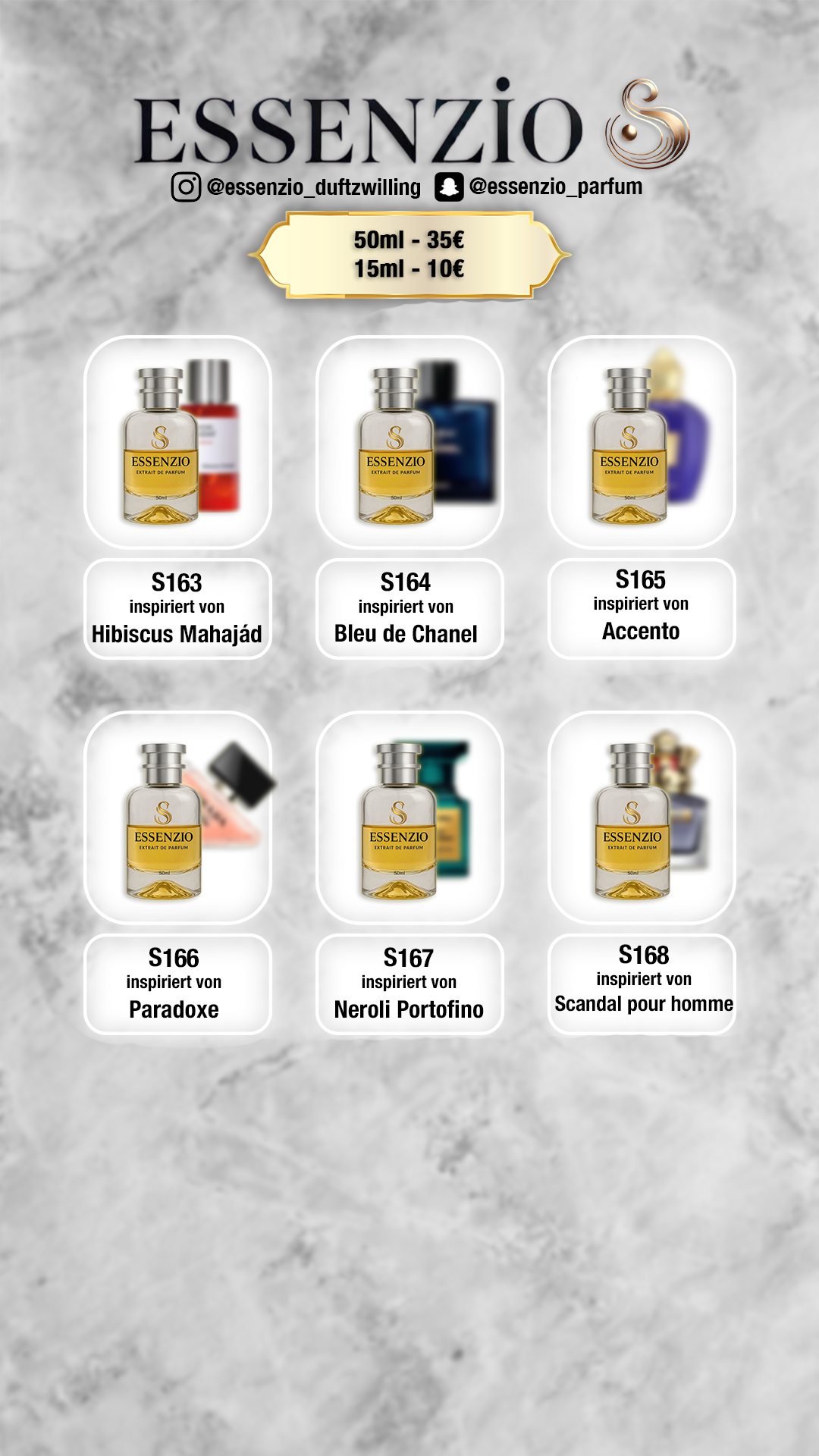 5x 15ml Miniature Collection